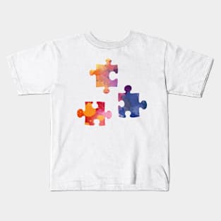 Color mosaic, puzzle. Kids T-Shirt